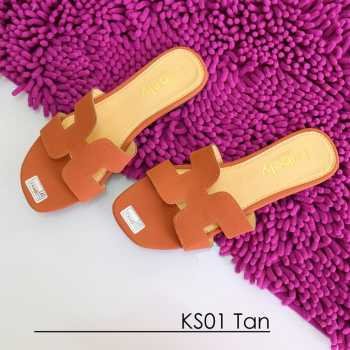 Sandal flat wanita ks01 (4)
