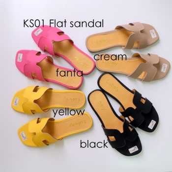 Sandal flat wanita ks01