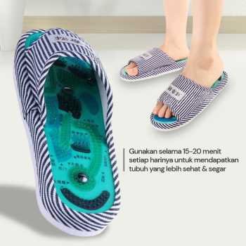 Sandal pijat akupuntur magnetic health care reflexology slipper joce (2)