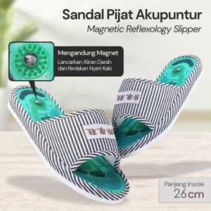 Sandal pijat akupuntur magnetic health care reflexology slipper joce