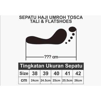 Sepatu wanita tosca flatshoes murah putih perlengkapan haji dan umroh (1)