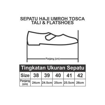 Sepatu wanita tosca flatshoes murah putih perlengkapan haji dan umroh