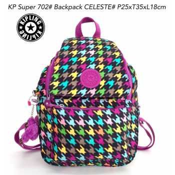 Tas ransel kipling backpack celeste
