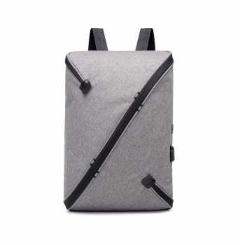 Tr4 tas ransel pria usb extender modern model kanvas import