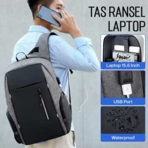 Ceavni tas ransel laptop backpack 156 inch with usb charger port cv9032